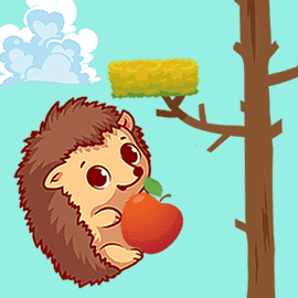 アクションゲーム|きのぼりハリネズミくん