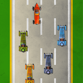 スポーツゲーム|レトロなカーレース