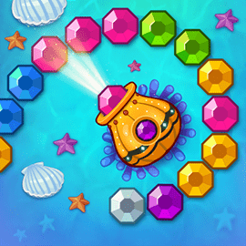 パズルゲーム|海の中のぐるぐるパズル
