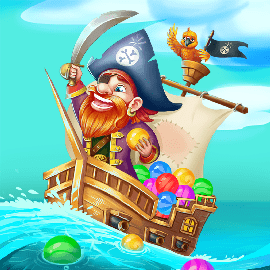 パズルゲーム|海賊バブルパズル