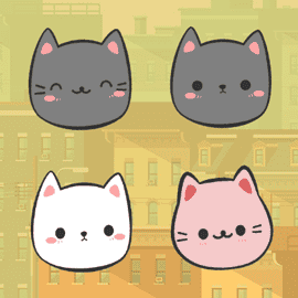 パズルゲーム|つなげてにゃんこパズル