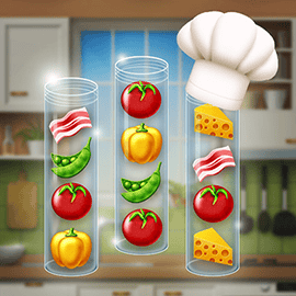 パズルゲーム|キッチンソートパズル