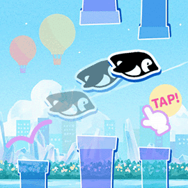 アクションゲーム|じたばたップ飛行