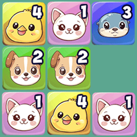 かんたんゲームボックス byGMOのかわいいどうぶつパズル