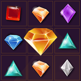 パズルゲーム｜キラキラ宝石パズル